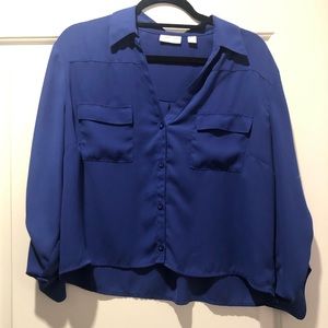 Royal Blue Button Down